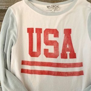 Wildfox USA Sweatshirt Pullover Small